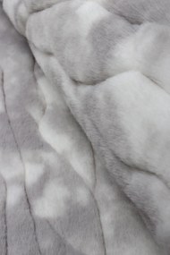 Koberec Rabbit 3D New Cawy GREY/SILVER rozmery koberec: 60x100 cm