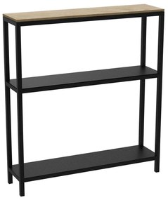 Kúpeľňový regál 67x60 cm čierna