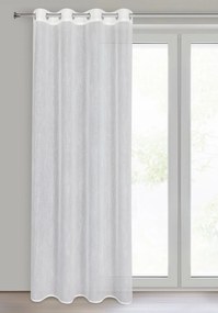 ZÁCLONA NA KRÚŽKOCH AMIRA 140X250 CM BIELA