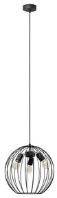 Luster na lanku MERCURE 3xE27/15W/230V pr. 40 cm čierna