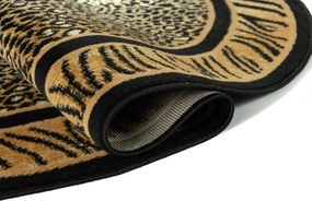 TA Koberec 6600A ČIERNY ATLAS PP OV Rozmer: 70x130 cm