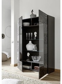 Vitrína ARIA antracit