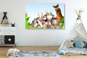 Obraz zvieratká z farmy - 90x60