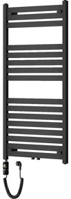Mexen Uran, elektrické vykurovacie teleso 1200x600 mm + vykurovacia tyč 600 W, čierna, W105-1200-600-2600-70