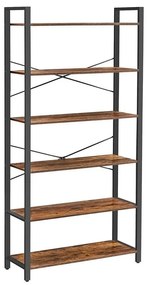 Policový regál so 6 policami VASAGLE LLS082B01