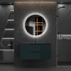 Erga Carla, okrúhle LED zrkadlo 80cm, 1840 lm, 3 farby svetla, ERG-V01-208-8080