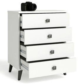 Komoda MOBI K-04 bílá/černá