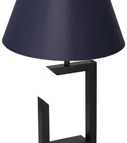 Stolná lampa 1xE27/60W/230V 45 cm modrá/zlatá