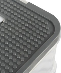 KRUZZEL Box na stavebnice s 2 úrovňami - organizér na hračky - Kruzzel