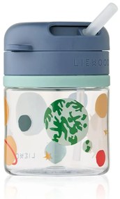 LIEWOOD Detská fľaša so slamkou Pavia Universe 280 ml