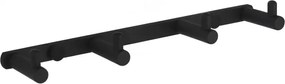 Mexen príslušenstvo, držiak na uterák, 4-háčik, čierna, 709164-70