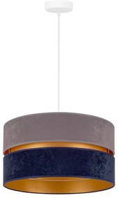 Duolla - Luster na lanku DUO 1xE27/15W/230V pr. 40 cm modrá