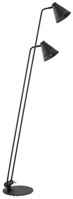 Argon 7077 - Stojacia lampa AVALONE 2xE27/15W/230V čierna