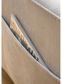 Béžové menčestrové kreslo Lofty Lilly – Miuform