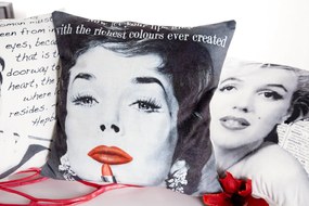 GOBELÍNOVÁ DEKORAČNÁ OBLIEČKA NA VANKÚŠ LADY08 45X45 CM VZOROVANÁ