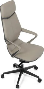 Kancelárska stolička sivá KA-T8426 GREY