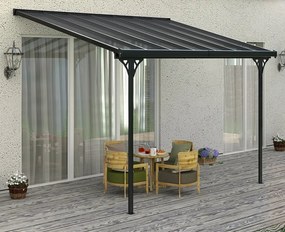 Pergola BRUCE F | sivý polykarbonát