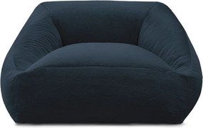 Tmavomodrý sedací vak z umelej kožušiny Lilibet – Bobochic Paris