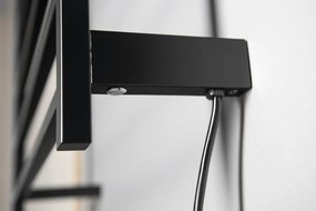 Sapho Sapho, ELZOR Elektrický sušiak uterákov 500x470mm, 60W, čierna matná, EB510