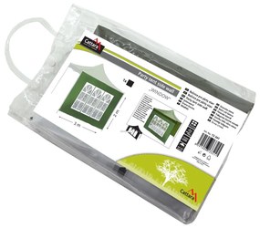 Cattara 13341 Bočnica s oknami pre párty stan Waterproof, zelená, 2 x 3 m