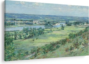Obraz - Theodore Robinson, The Valley of the Seine, From the Hills of Giverny, reprodukcia (90x60 cm)