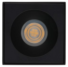 NOWODVORSKI Vonkajšie stropné osvetlenie BRAVO, 1xGU10, 15W, hranaté, čierne