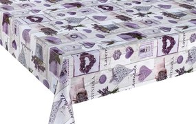 Obrus PVC 3581102 metráž, 20 m x 140 cm, levanduľa, IMPOL TRADE