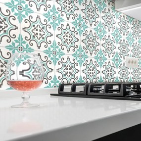 Sada 60 samolepiek v tvare dlaždice Ambiance Paco, 10 x 10 cm