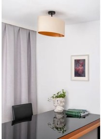 Duolla - Prisadený luster OVAL VEGAN 1xE27/15W/230V krémová