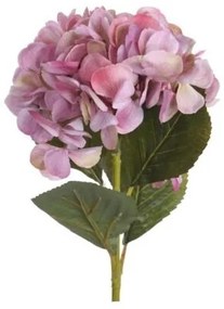 Umelá kvetina Hortenzia ružová, 65 cm
