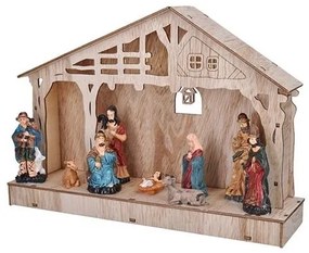 Solight 1V259 - LED Vianočná dekorácia LED/2xAA betlém