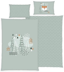 Herding Povlečení pro miminka Nordic forest 100x135/40x60 cm
