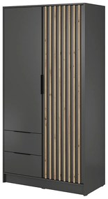 Skriňa Nelly 2d Grafit/Artisan