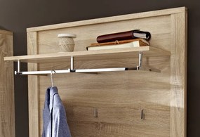 Nástenný vešiakový panel Go, dub sonoma