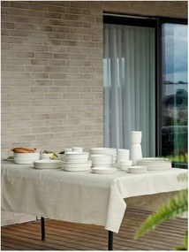 Krémovobiely dezertný porcelánový tanier ø 20 cm Eau – Zone