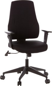XXXLutz OTOČNÁ STOLIČKA, plochá tkanina, čierna MID.YOU - Online Only kancelárie - 001918007101