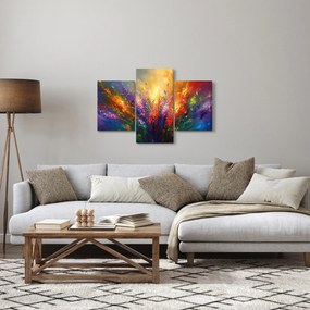 Obraz - Abstrakcia kvetov (90x60 cm)