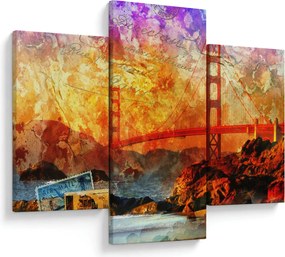 Obraz - Golden Gate, San Francisco, Kalifornia (90x60 cm)