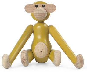 Kay Bojesen Drevená opička Monkey Mini Vintage Yellow 9,5 cm