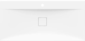 Mexen Poli, umývadlo na dosku z konglomerátu 100 x 48 cm, biela, 23021001