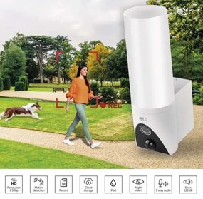 LED Inteligentná vonkajšia kamera so svetlom GoSmart LED/12W/230V IP65 Wi-Fi Tuya biela