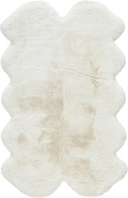 XXXLutz UMELÁ KOŽUŠINA, 110/180 cm, biela Novel - Koberce - 007821016560