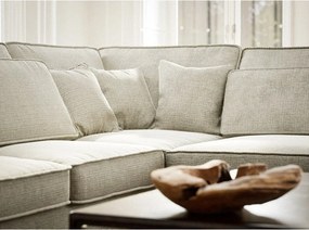 Sivobéžová ženilková rohová pohovka (pravý roh/do L) Kirou – Maison de Rêve