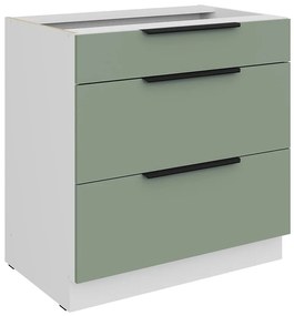 Kuchynská skrinka Aria-Sa/Wh Anti Fingerprint 80d 3s Bb