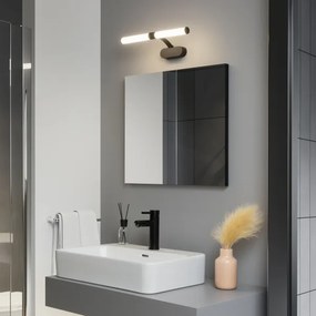 Brilagi - LED Kúpeľňové osvetlenie zrkadla TUBEO LED/6W/230V 40 cm IP44 čierna