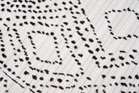 TA Koberec 3188B KRÉMOVÁ / ČIERNA JUNO Rozmer: 80x150 cm