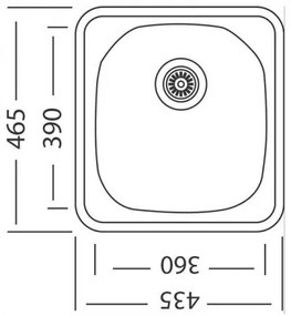 Drez Sinks Compact 435