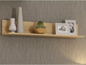 Nástenná polica Carlos, dub artisan, 120 cm%