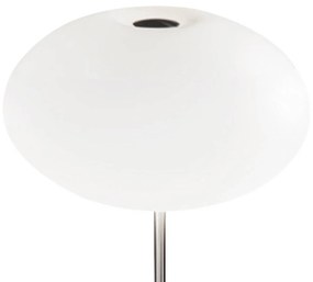 Casablanca Aih stolná lampa, Ø 28 cm biela matná