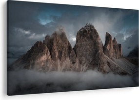 Obraz - Tri Zuby, Talianske Dolomity (90x60 cm)